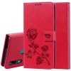 Rose Embossed Horizontal Flip PU Leather Case for Huawei P Smart Z, with Holder & Card Slots & Wallet