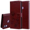 Rose Embossed Horizontal Flip PU Leather Case for Huawei Honor 8C, with Holder & Card Slots & Wallet