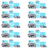 10 Sets Mainboard FPC Connector Sponge Foam Pads for iPhone 12 / 12 Pro