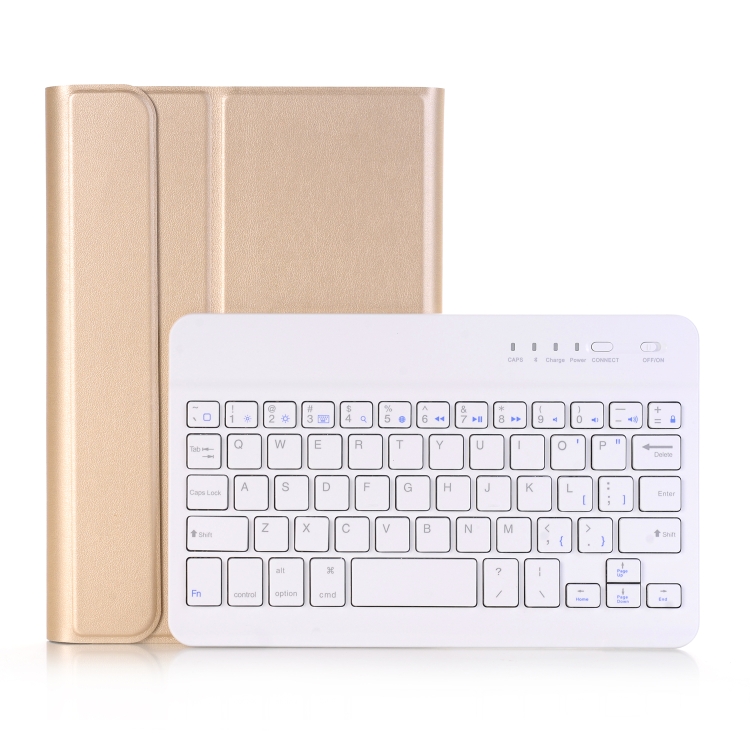 A05B Bluetooth 3.0 Ultra-thin ABS Detachable Bluetooth Keyboard Leather Tablet Case for iPad mini 5 / 4 / 3 / 2, with Holder