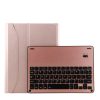 1139B Detachable Bluetooth 3.0 Aluminum Alloy Keyboard + Lambskin Texture Leather Tablet Case for iPad Pro 11 inch (2018), with Three-gear Adjustment / Magnetic / Sleep Function