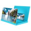 F18 12 inch Rotatable Folding Universal Mobile Phone Screen Amplifier HD Video Amplifier with Block Light Card, Book Shape Version