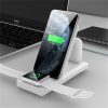H6 3 in 1 Portable Folding Wireless Charger for iPhone + iWatch + AirPods