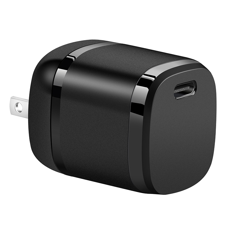 APQ-006 PD 20W USB-C / Type-C Single Port Wine Barrel Shape Travel Charger, US Plug