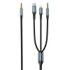 WK WDC-135 SHQ Series 8 Pin + Type-C / USB-C + 3.5mm 3 In 1 Audio Cable