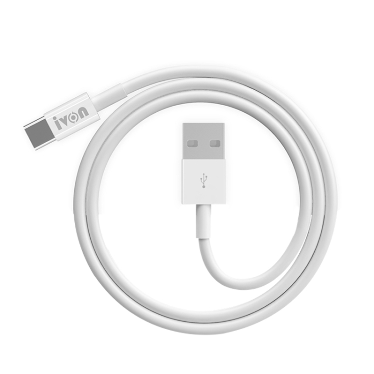 IVON CA70 Type-C / USB-C Fast Charging Data Cable, Length: 1m