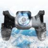 S-02 Six-finger Linkage Cool Wind Cooling Mobile Phone Gamepad with Bracket, Suitable for 4.7-6.5 inch Mobile Phones