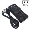 W-858 12A 12 Ports USB Fast Charging Dock Desktop Smart Charger AC100-240V, EU Plug