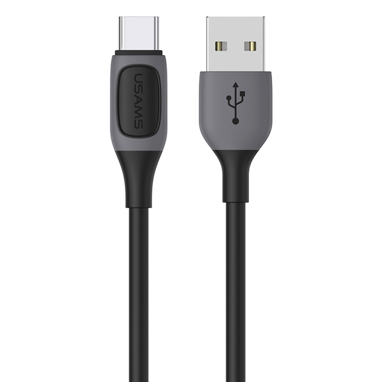 USAMS US-SJ596 Jelly Series USB to Type-C Two-Color Data Cable, Cable Length: 1m