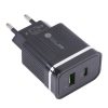 46-A2C2 20W PD + QC3.0 USB Multifunction Fast Charger，EU Plug
