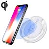 FANTASY 5V 1A Output Qi Standard Ultra-thin Wireless Charger with Charging Indicator, Support QI Standard Phones