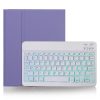 X-11BS Skin Plain Texture Detachable Bluetooth Keyboard Tablet Case for iPad Pro 11 inch 2020 / 2018, with Pen Slot & Backlight