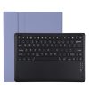 T129 Detachable Bluetooth Black Keyboard Microfiber Leather Tablet Case for iPad Pro 12.9 inch (2020), with Holder