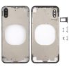 Transparent Back Cover with Camera Lens & SIM Card Tray & Side Keys for iPhone X
