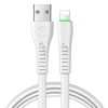 Mcdodo CA-6362 Flying Fish Series 8 Pin to USB LED Cable, Length: 1.8m