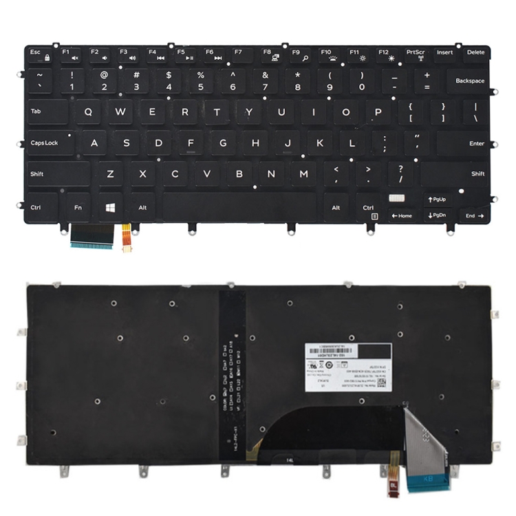 US Keyboard with Backlight for Dell xps 15 9550 9560