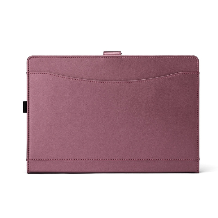 For Microsoft Surface Pro 7 / 7+ Microfiber Lambskin Texture Magnetic Horizontal Flip Leather Case with Pen Slot & Holder