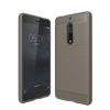For Nokia 5 Brushed Carbon Fiber Texture Shockproof TPU Protective Cover Case