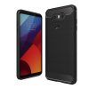 For LG G6 Brushed Carbon Fiber Texture Shockproof TPU Protective Cover Case