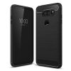 For LG V30 Brushed Texture Carbon Fiber Shockproof TPU Rugged Armor Protective Case