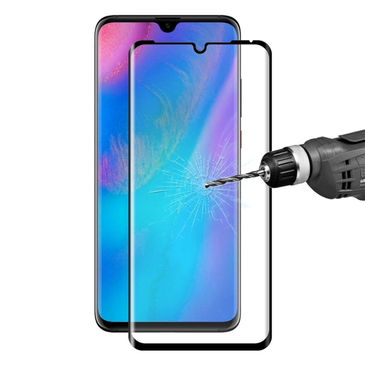 ENKAY Hat-Prince 0.26mm 9H 3D Explosion-proof Full Screen Curved Heat Bending Tempered Glass Film for Huawei P30 Pro