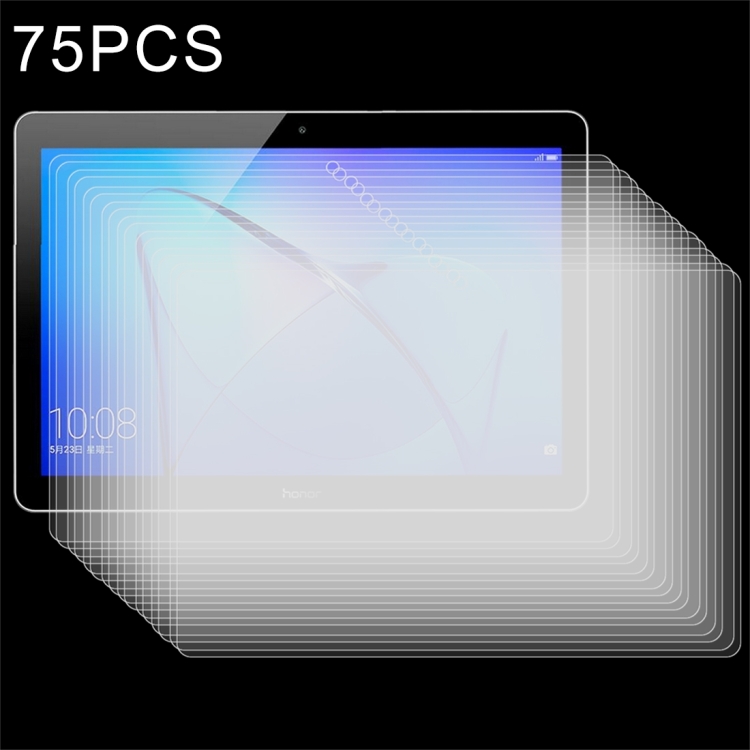 75 PCS for HUAWEI MediaPad T3 10 9.6 inch 0.3mm 9H Surface Hardness Full Screen Tempered Glass Screen Protector