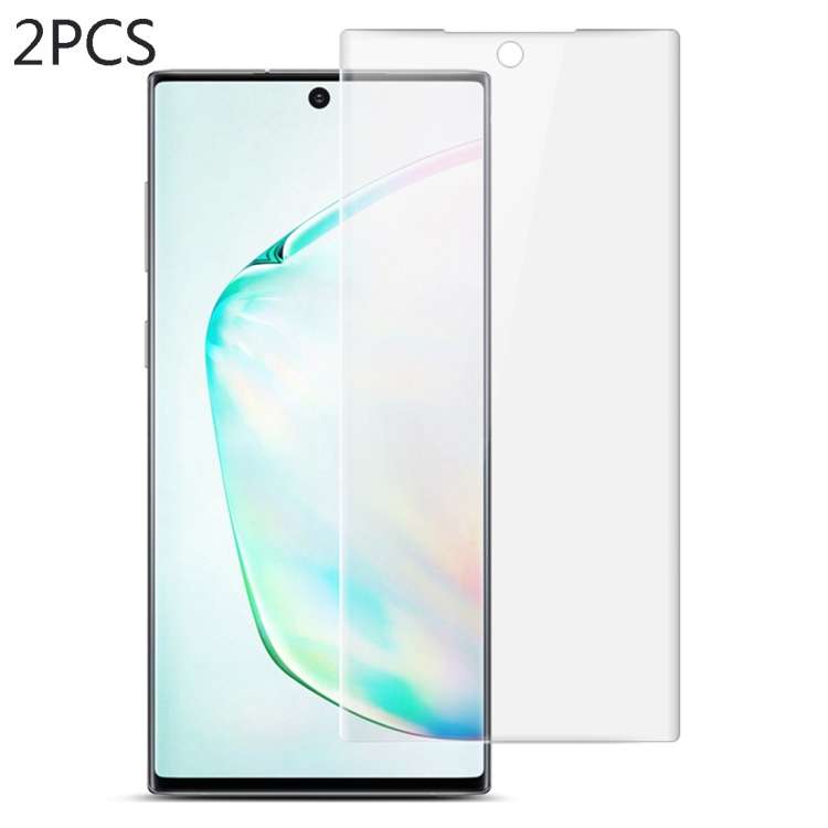 For Galaxy Note 10 2 PCS IMAK 0.15mm Curved Full Screen Protector Hydrogel Film Front Protector