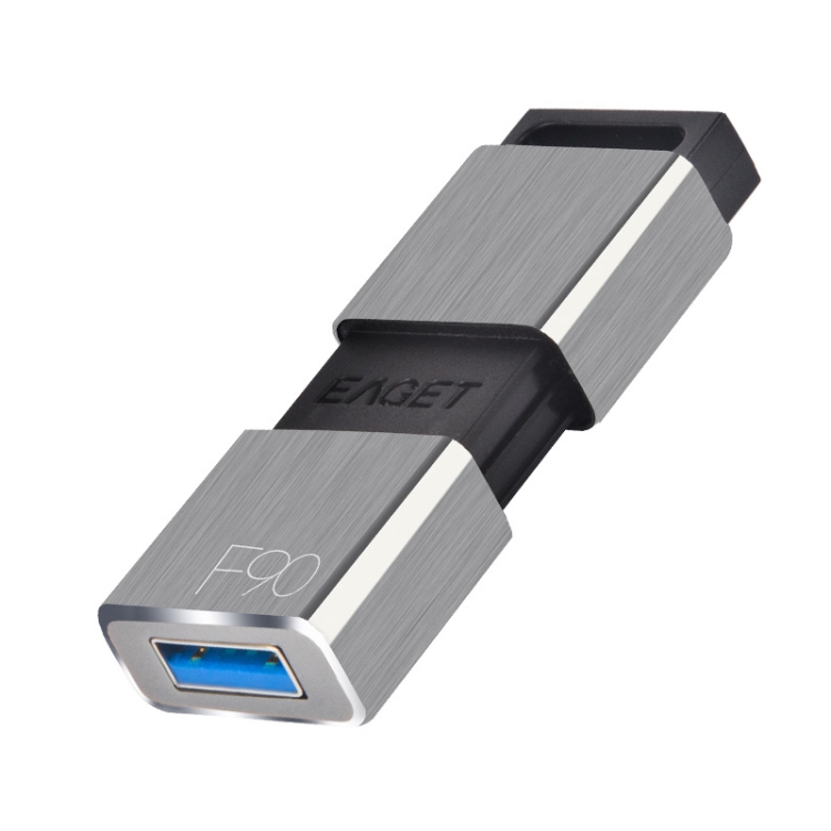 EAGET F90 128GB High-speed USB 3.0 Push-pull Zinc Alloy U Disk
