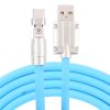 Mech Series 6A 120W USB to Type-C 180-degree Metal Plug Fast Charging Cable, Length: 1.2m