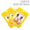 100pcs 20×30cm HD Transparent Window Phone Case Decoration Sealed Bag