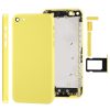 Full Housing  Chassis / Back Cover with Mounting Plate & Mute Button + Power Button + Volume Button + Nano SIM Card Tray for iPhone 5C