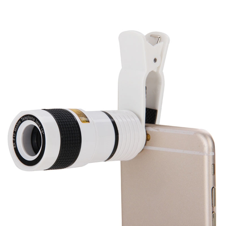 8X Zoom Telescope Telephoto Camera Lens with Clip