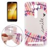 Ultrathin Flowers Pattern Soft TPU Protective Cover Case for Asus Zenfone 2 Laser / ZE500KL 5.0inch