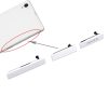 SIM Card Cap + USB Data Charging Port Cover + Micro SD Card Cap Dustproof Block Set for Sony Xperia Z1 / L39h / C6903