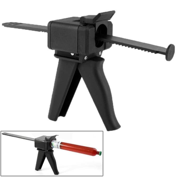 UV LOCA Liquid Optical Clear Adhesive Squeeze Sprayer Caulking Gun Tool, Random Color Delivery