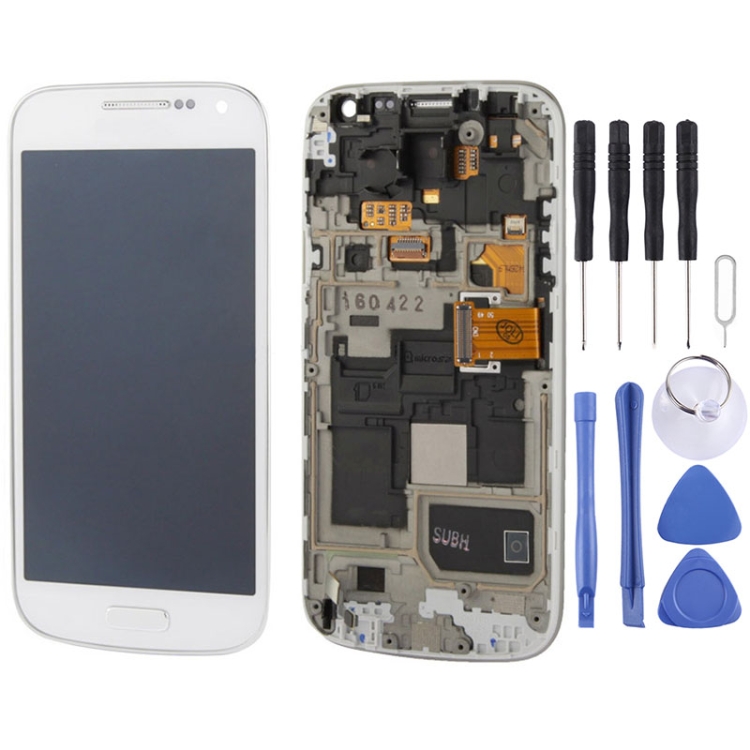 Original LCD Display + Touch Panel with Frame for Galaxy S IV mini / i9195 / i9192 / i9190