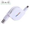1m 2A 110 Copper Core Wires Retractable USB-C / Type-C to USB Data Sync Charging Cable