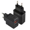 LZ-728 QC 3.0 USB + PD 20W USB-C / Type-C Fast Travel Charger, EU Plug