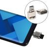 TF Card to USB-C / Type-C Male Aluminum Alloy OTG Adapter with Keychain