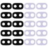 For Galaxy J3 (2017) / J330 & J5 (2017) / J530 & J7 (2017) / J730 10pcs Back Camera Lens with Adhesive