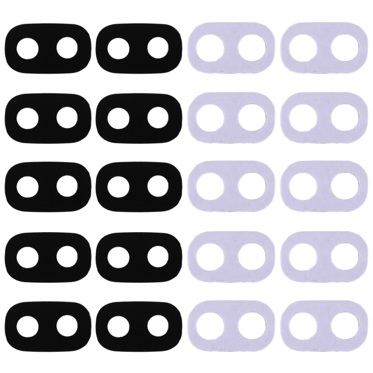 For Galaxy J3 (2017) / J330 & J5 (2017) / J530 & J7 (2017) / J730 10pcs Back Camera Lens with Adhesive