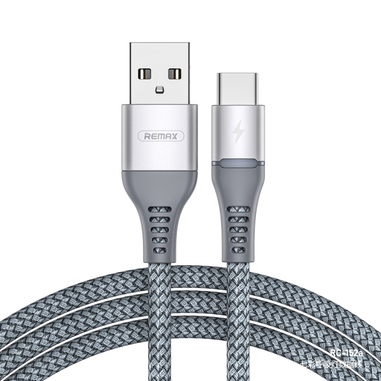 REMAX RC-152A 1m 2.4A USB to USB-C / Type-C Colorful Breathing Data Cable