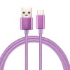 Knit Texture USB to USB-C / Type-C Data Sync Charging Cable, Cable Length: 50cm