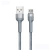 REMAX RC-124m 1m 2.4A USB to Micro USB Aluminum Alloy Braid Fast Charging Data Cable