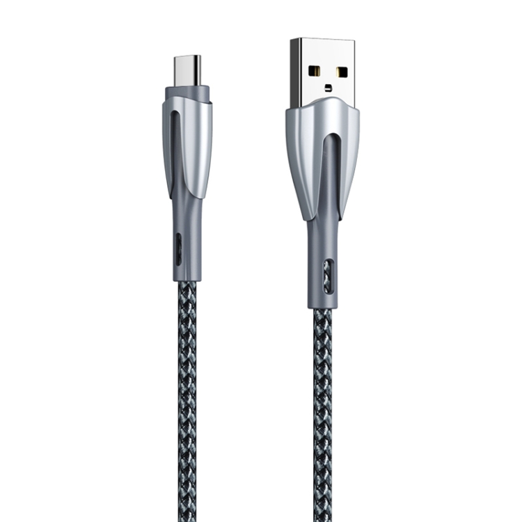 REMAX RC-162a Armor Series 3A USB to USB-C / Type-C Charging Cable, Cable Length: 1m
