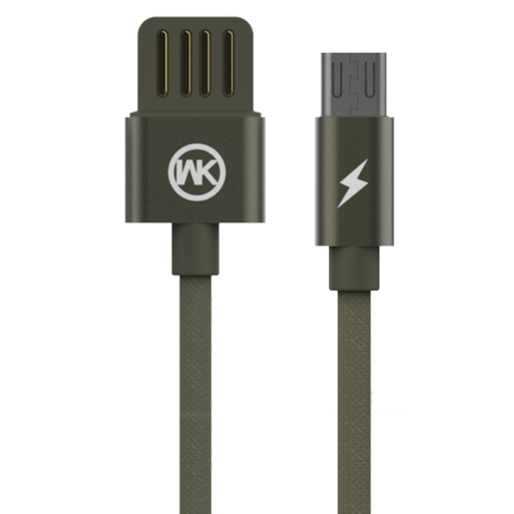 WK WDC-055m 2.4A Micro USB Babylon Aluminum Alloy Charging Data Cable, Length: 2m