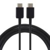 33W 6A USB-C / Type-C Male to USB-C / Type-C Male Fast Charging Data Cable for Samsung Galaxy Note 10, Cable Length: 1m