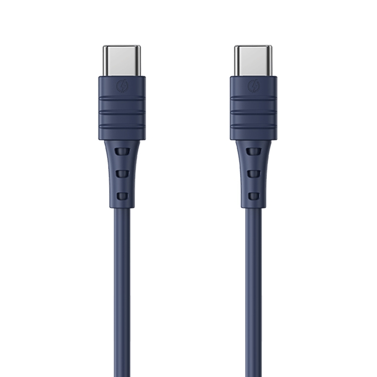 REMAX RC-068 PD 65W Type-C / USB-C to Type-C / USB-C High Elastic TPE Fast Charging Data Cable, Length: 1m
