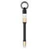 IVON CA90 3.1A Max USB to USB-C / Type-C Portable Data Cable with Ring, Length: 14.5cm