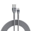 IVON CA92 2.4A Max USB to Micro USB Rubber Fast Charging Data Cable, Length: 1.5m